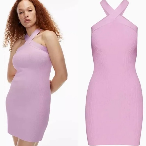 ARITZIA SCULPT KNIT DRESS - Picture 1 of 5